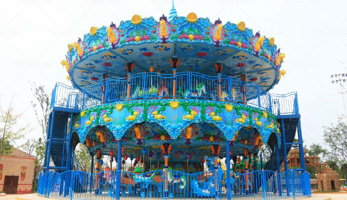 carousel amusement ride for park